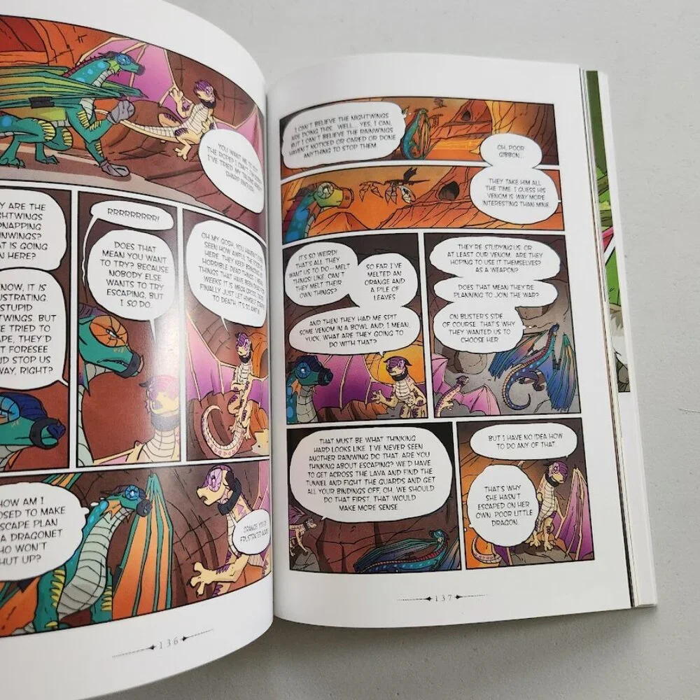 New Wings of Fire The Hidden Kingdom Graphic Novel #3 Comic Book Graphix 9781338